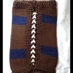 Snuggle Sack Brilliant Blue and chocolate